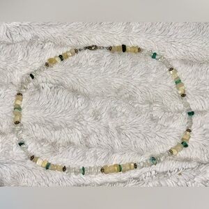 Vintage Mixed Gemstone Necklace